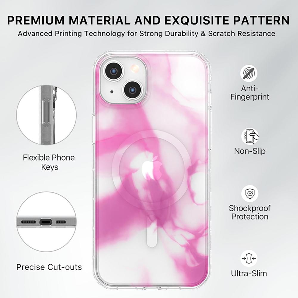 Foto 8 pulgar | Funda Mybat Mood Con Magsafe para iPhone  15 Plus Blushing
