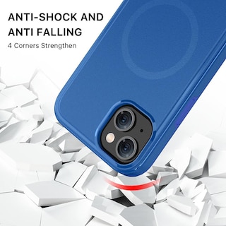 Foto 4 | Funda Mybat Fuse Con Magsafe Para Iphone 15 - Azul
