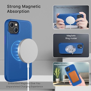 Foto 6 | Funda Mybat Fuse Con Magsafe Para Iphone 15 - Azul