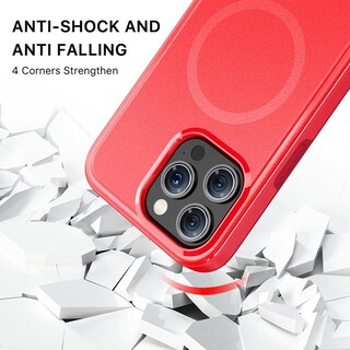 Foto 4 | Funda Mybat Fuse Con Magsafe Para Iphone 15 Pro - Roja