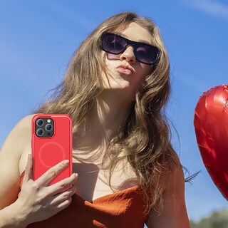 Foto 7 | Funda Mybat Fuse Con Magsafe Para Iphone 15 Pro - Roja