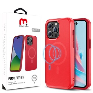 Foto 8 | Funda Mybat Fuse Con Magsafe Para Iphone 15 Pro - Roja