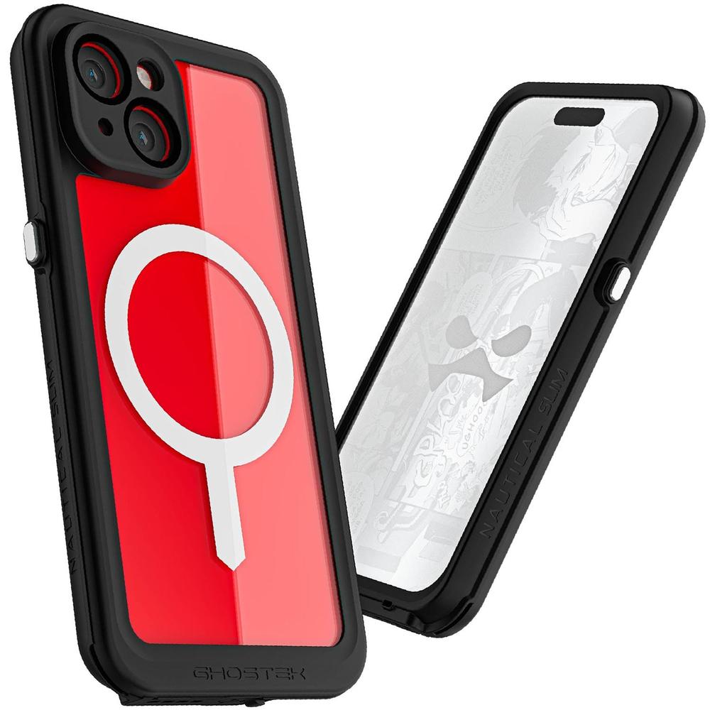 Foto 3 pulgar | Funda Ghostek Nautical para IPhone 15 Transparente Magsafe Contra Agua