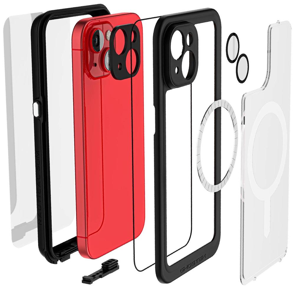 Foto 4 pulgar | Funda Ghostek Nautical para IPhone 15 Transparente Magsafe Contra Agua