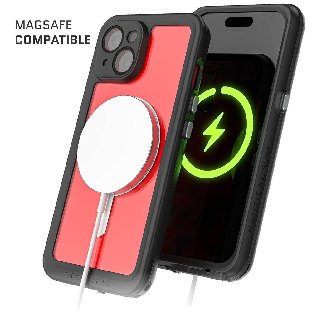 Foto 8 pulgar | Funda Ghostek Nautical para IPhone 15 Transparente Magsafe Contra Agua