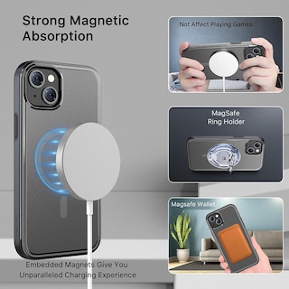 Foto 5 | Funda Mybat Fuse Con Magsafe Para Iphone 15 Plus - Negra