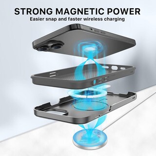 Foto 7 | Funda Mybat Fuse Con Magsafe Para Iphone 15 Plus - Negra