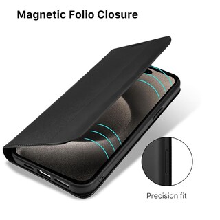 Foto 3 | Funda Mybat Cartera para iPhone 15 Pro Negra Executive Wallet