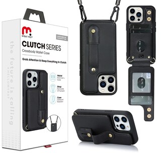 Foto 3 | Funda Mybat Clutch Cartera Negra Colgante para iPhone 15 Pro Max