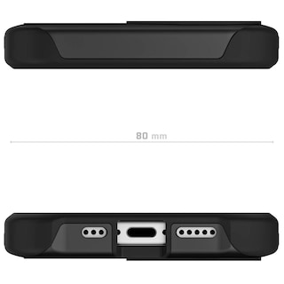 Foto 6 | Funda Ghostek Atomic para IPhone 15 Aluminio Negra Transp Magsafe