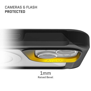 Foto 7 | Funda Ghostek Atomic para IPhone 15 Aluminio Negra Transp Magsafe