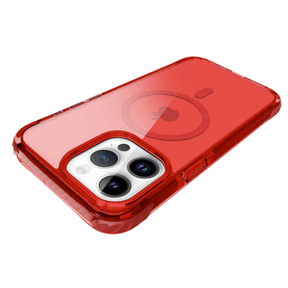 Foto 4 pulgar | Funda Prodigee Safetee Neo Magsafe para iPhone 15 Pro Max Rojo