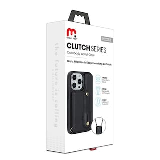 Foto 2 | Funda Mybat Clutch Cartera Negra Colgante para iPhone 15 Pro