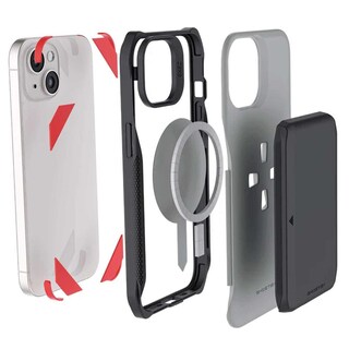 Foto 3 | Funda Ghostek Exec para IPhone 15 Plus Gris con Porta Tarjetas