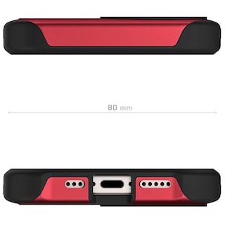 Foto 6 | Funda Ghostek Atomic para IPhone 15 Aluminio Roja Transp Magsafe