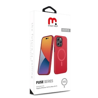 Foto 2 | Funda Mybat Fuse con Magsafe para Iphone 15 Pro Max Roja