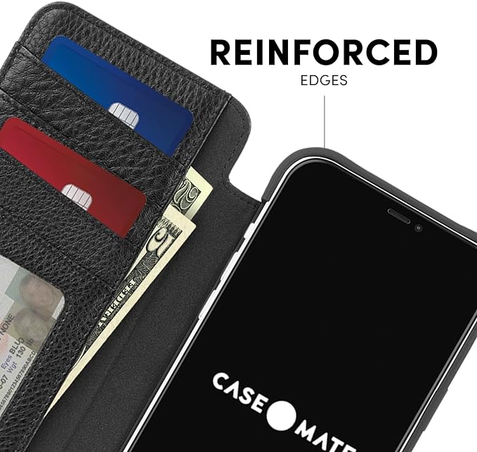 Foto 3 | Funda Tipo Billetera de Cuero Resistente Case-mate para iPhone 12 y iPhone 12 Pro 5G