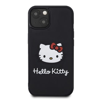 Foto 2 | Case Hello Kitty Logo 3d Kitty Face Negro Para Iphone 15