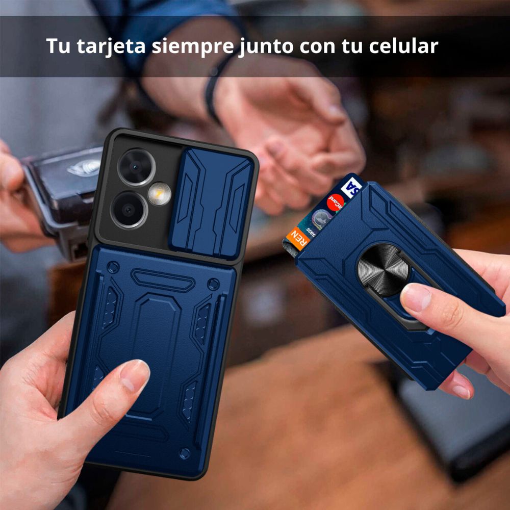 Foto 2 | Funda con Tarjetero y Anillo Card para Motorola G84