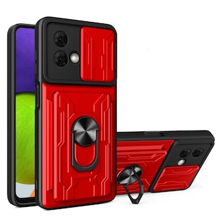 Foto 1 | Funda con Tarjetero y Anillo Card Slot Bumper Atti para Moto G84