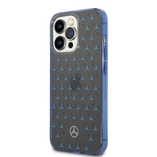 Foto 2 | Funda Mercedes Benz Estrella Degradada Azul Compatible con iPhone 14 Pro Negro