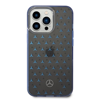 Foto 3 | Funda Mercedes Benz Estrella Degradada Azul Compatible con iPhone 14 Pro Negro