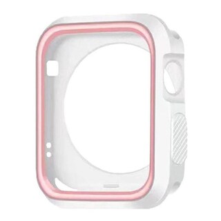 Foto 1 | Bumper Flexible Sport Apple Watch Mapletree Mxops-009 1 Pieza Blanco Rosa Vintage