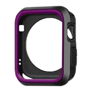 Foto 1 | Bumper De Tpu Flexible Iwatch Mapletree Mxops-019 1 Pieza Negro Morado