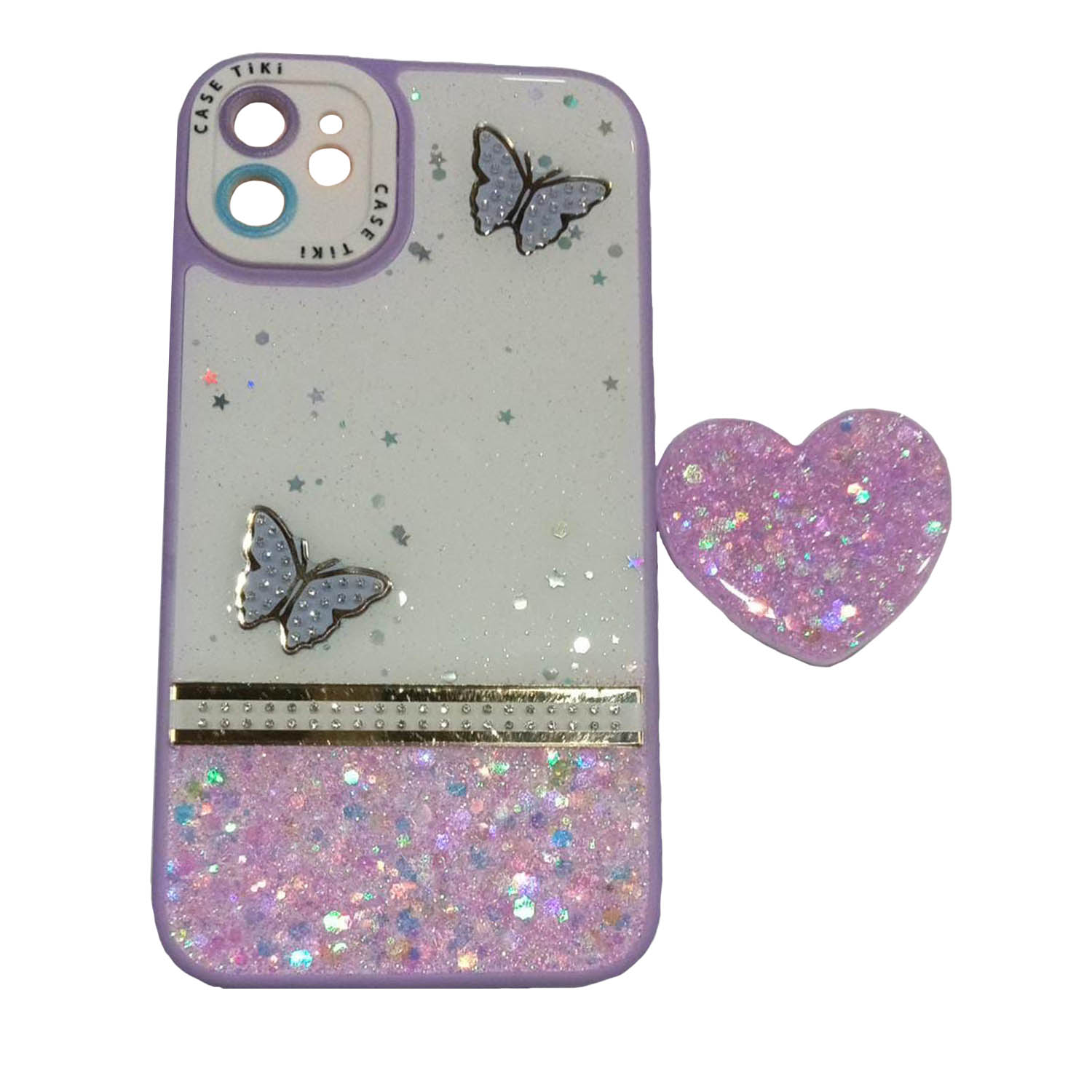 Funda Fun Case Para Celular Samsung A34 De Mariposa Color Morado $249