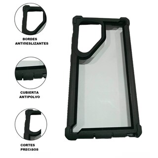 Foto 2 | Funda Fun Case Para Celular Samsung A03 Tipo Boomper Color Negro