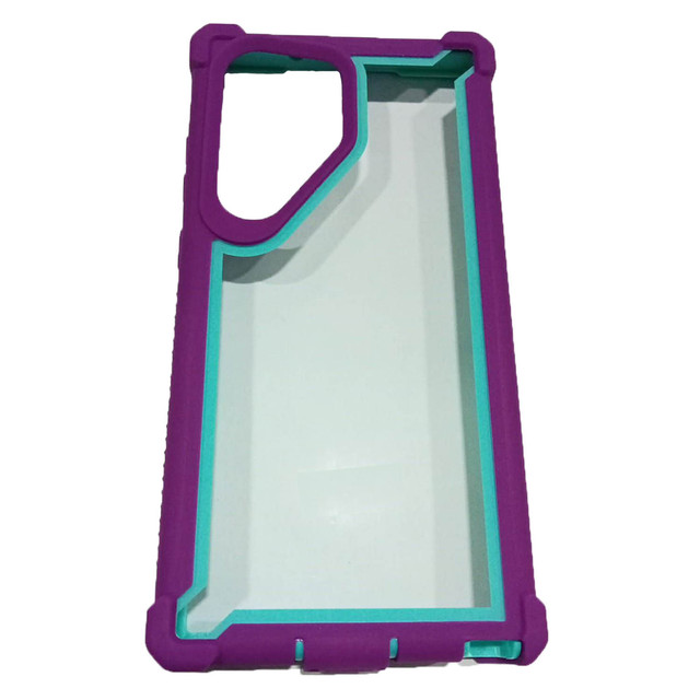Funda Fun Case Para Celular Iphone 14 Pro Max Tipo Boomper Color Morado