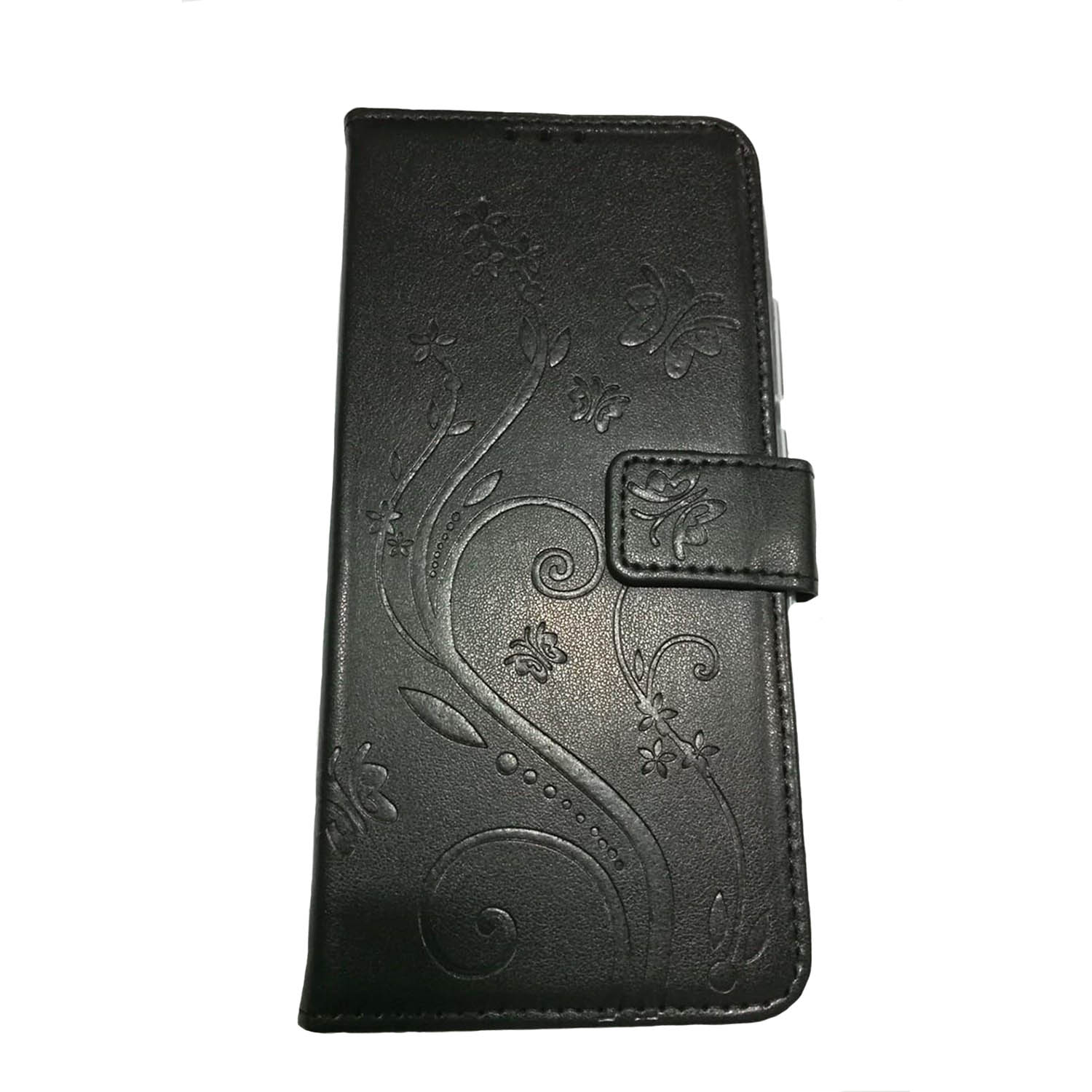 Funda Fun Case Para Celular Samsung A04 Tipo Cartera Negra