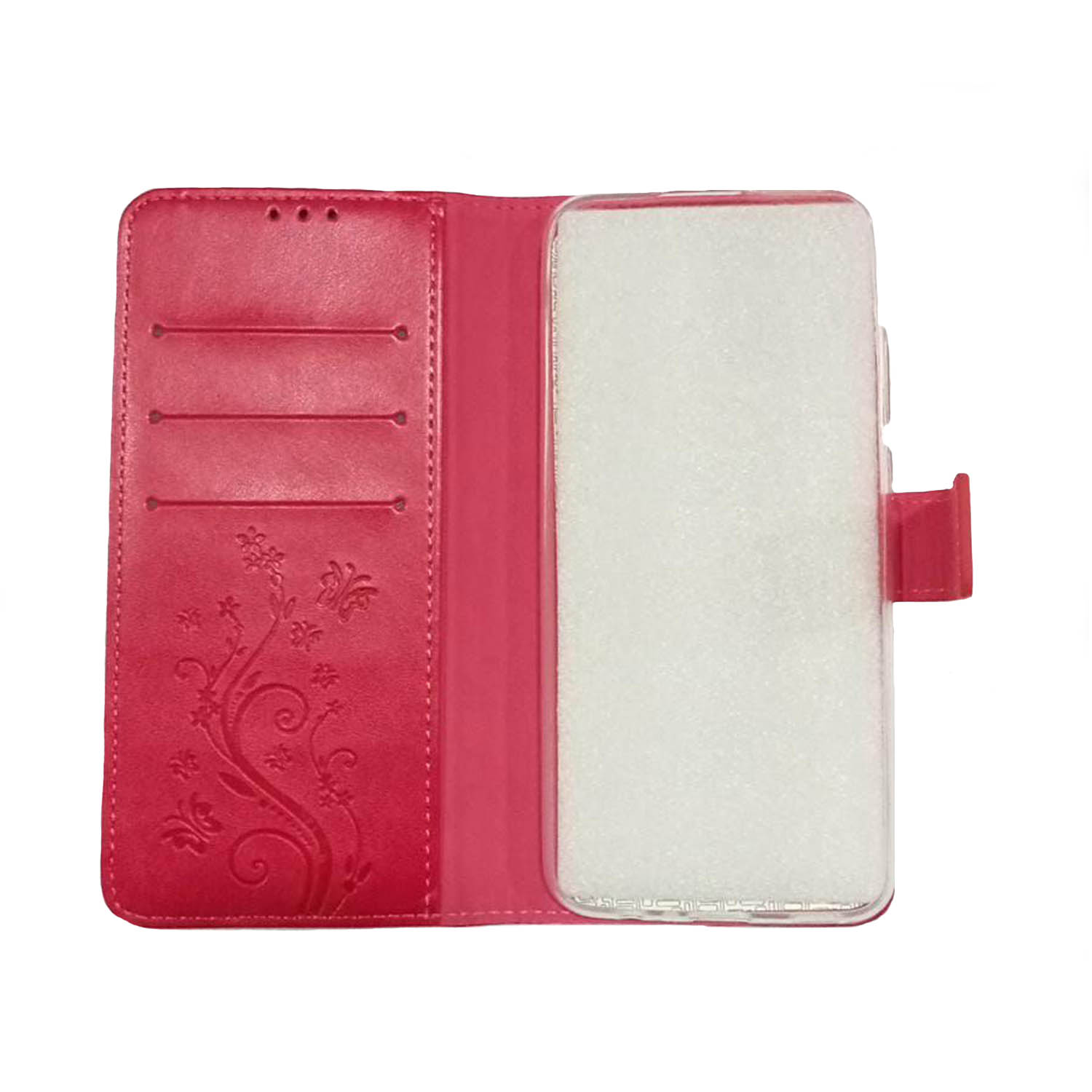 Foto 4 pulgar | Funda Fun Case para Celular Motorola G53 Tipo Cartera Roja