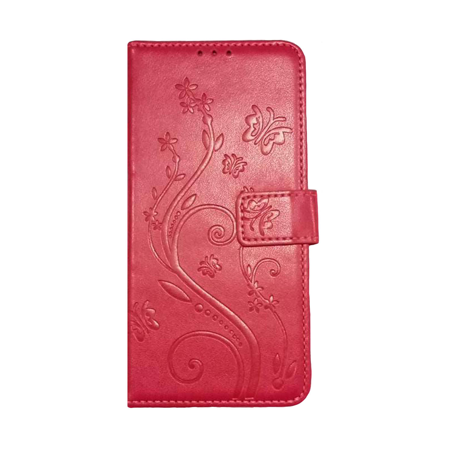 Funda Fun Case para Celular Iphone 11 Tipo Cartera Roja