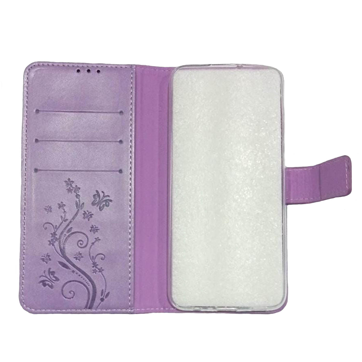 Foto 4 pulgar | Funda Fun Case para Celular Samsung S21 Tipo Cartera Morado