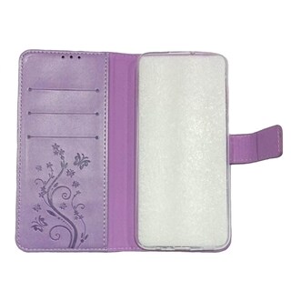 Foto 3 | Funda Fun Case para Celular Samsung S21 Tipo Cartera Morado