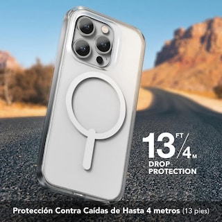 Foto 3 | Funda Gear4 para iPhone 14 Pro Transparente Borde Negro