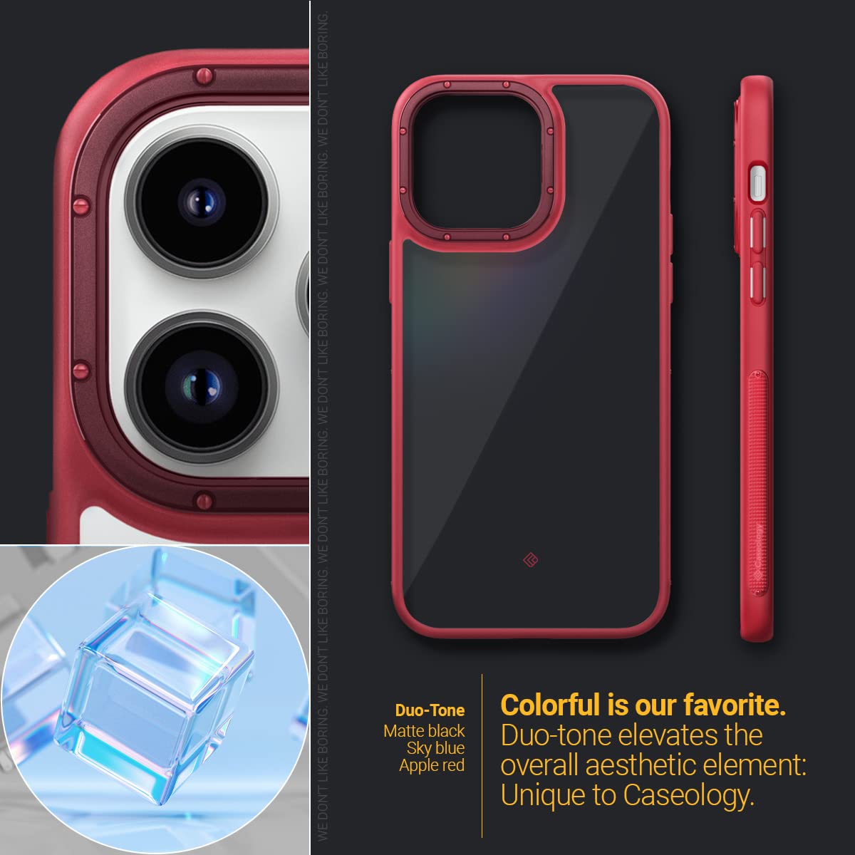 Foto 3 | Venta Internacional - Funda Transparente Caseology Skyfall para iPhone 14 Pro Case 5G