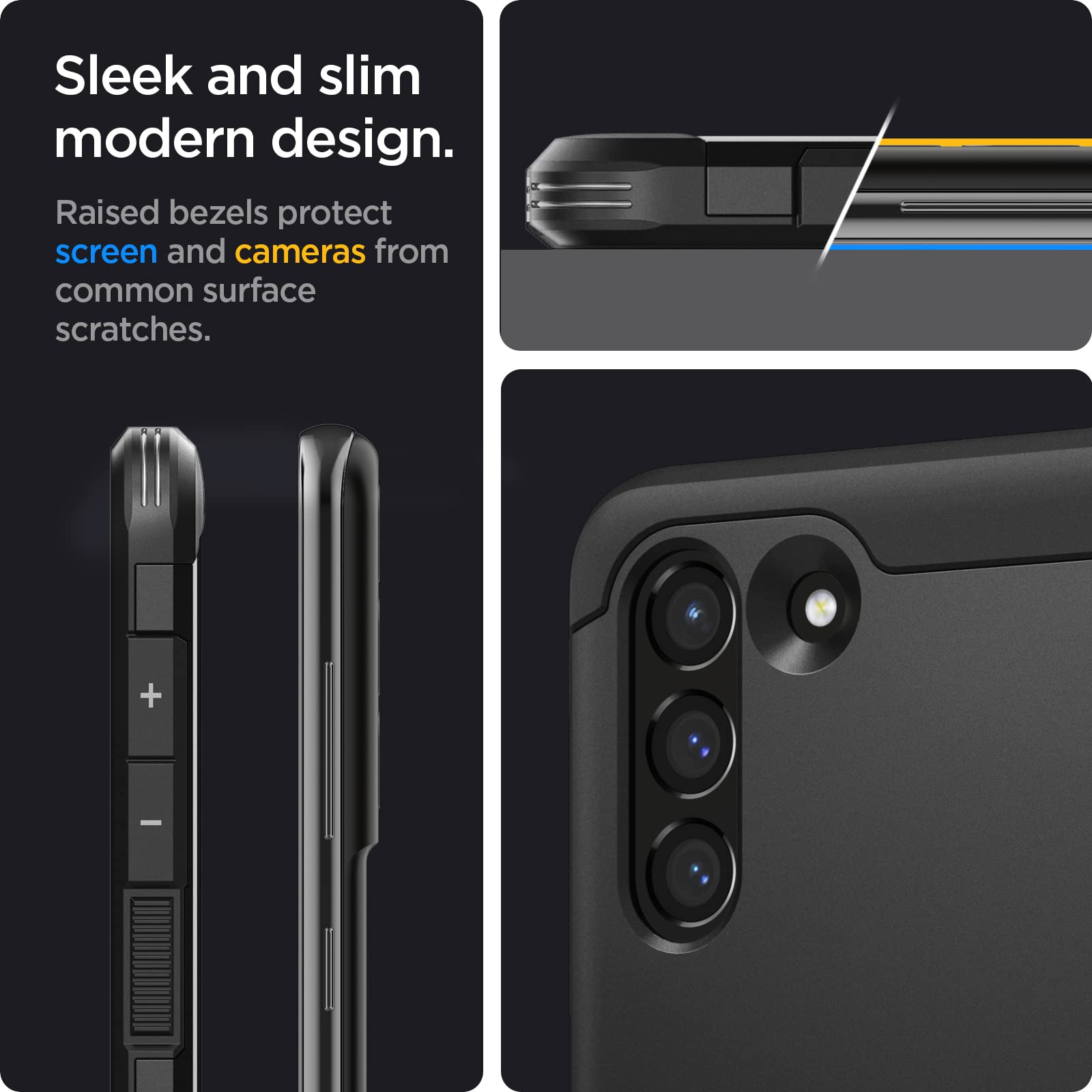 Foto 7 | Venta Internacional - Funda de Teléfono Spigen Tough Armor para Galaxy S21 FE