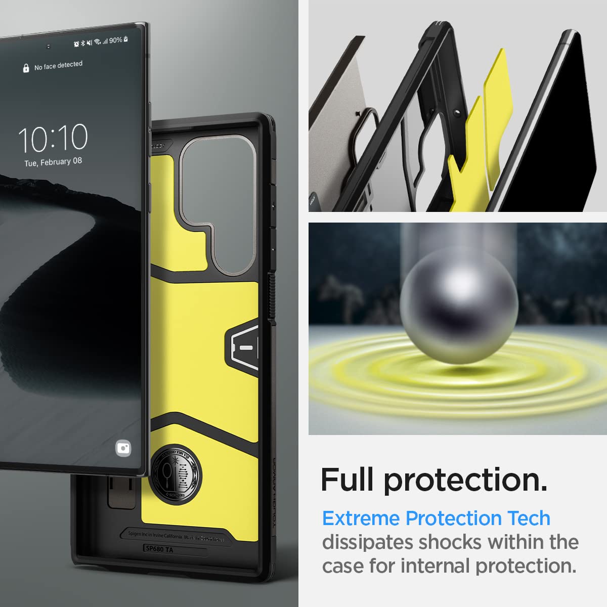 Foto 5 pulgar | Venta Internacional - Funda Tough Armor para Galaxy S22 Ultra