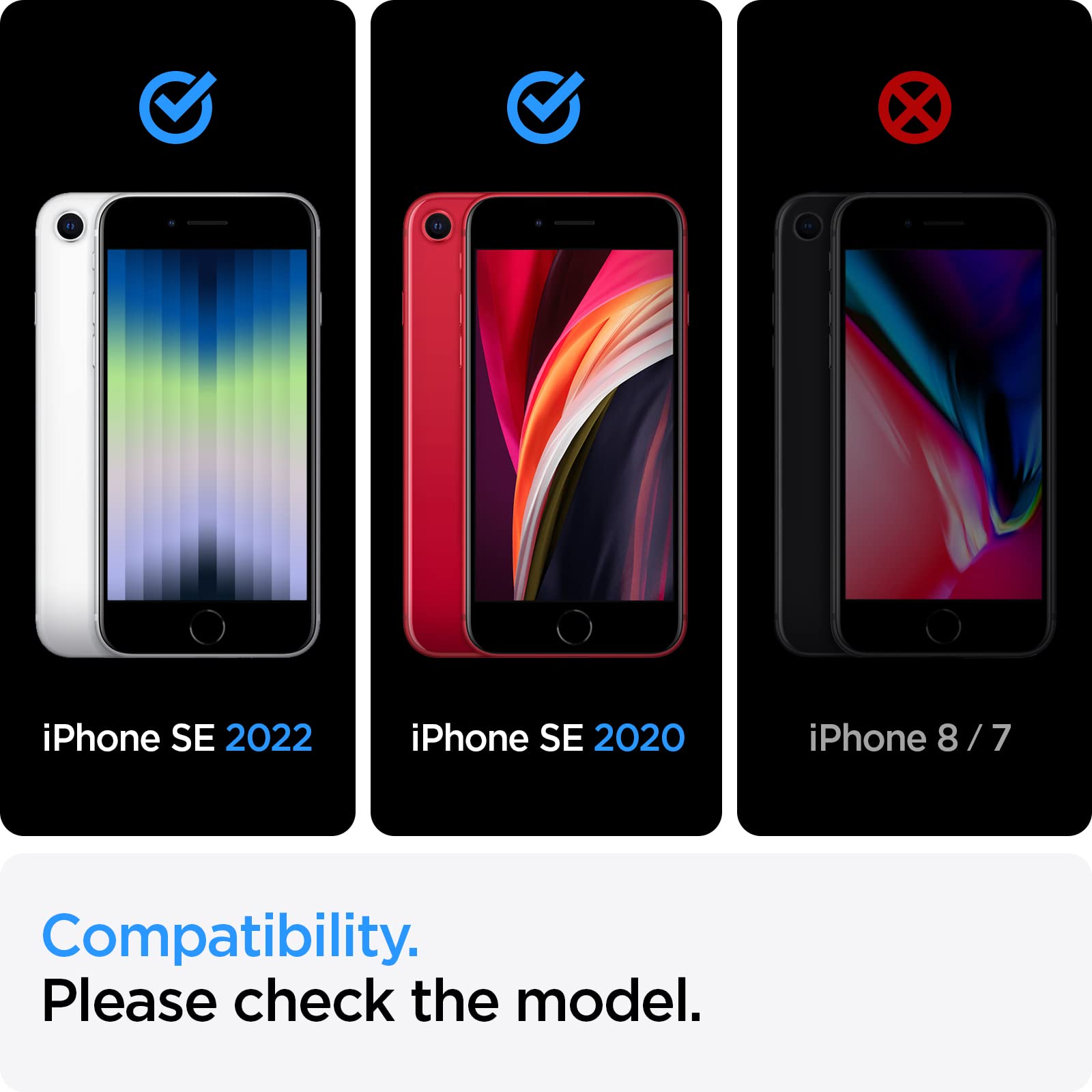 Foto 3 pulgar | Venta Internacional - Funda para Teléfono Spigen Tough Armor para Iphone Se 2022
