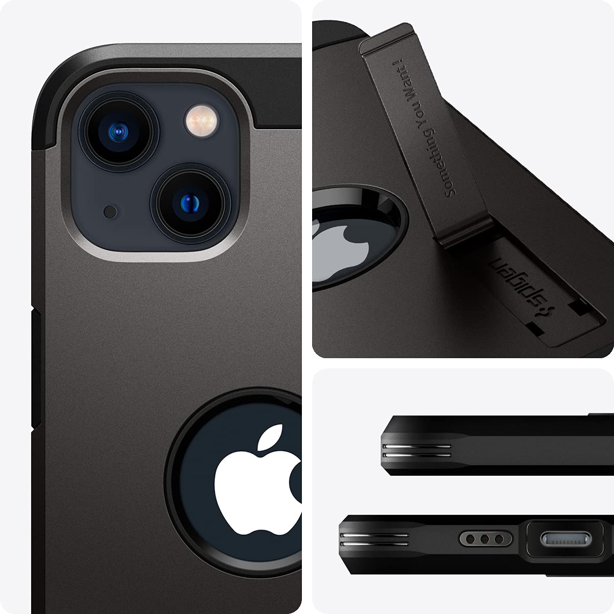Foto 7 pulgar | Venta Internacional - Funda De Teléfono Spigen Tough Armor Para Iphone 13