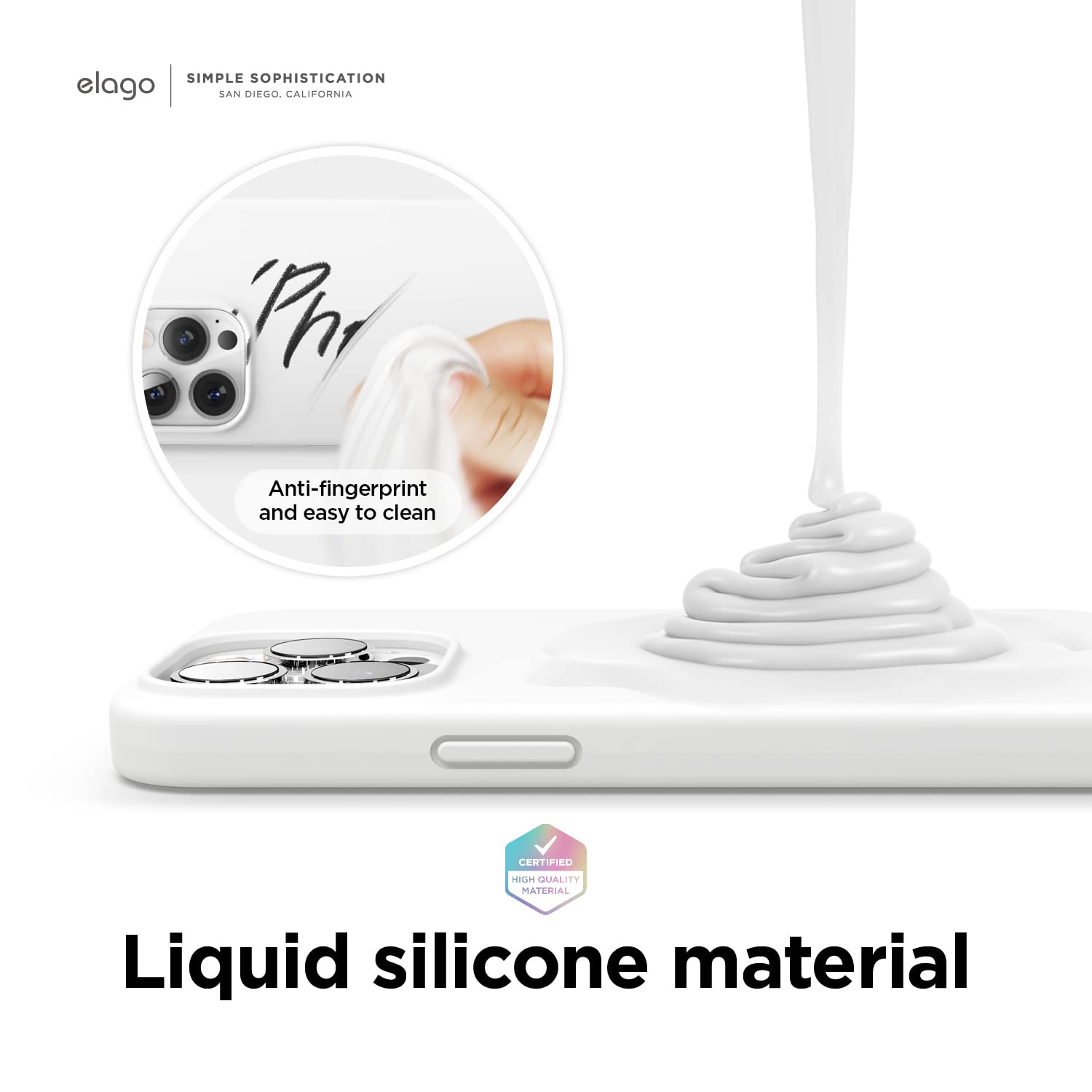 Foto 5 pulgar | Venta Internacional - Funda De Silicona Líquida Elago Para Iphone 13 Pro Max