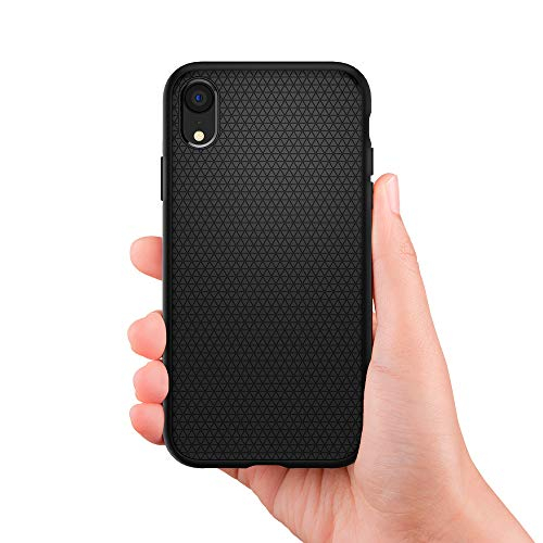 Foto 3 pulgar | Venta Internacional - Funda Spigen Liquid Air Armor Diseñado para iPhone XR 2018 Negro Mate