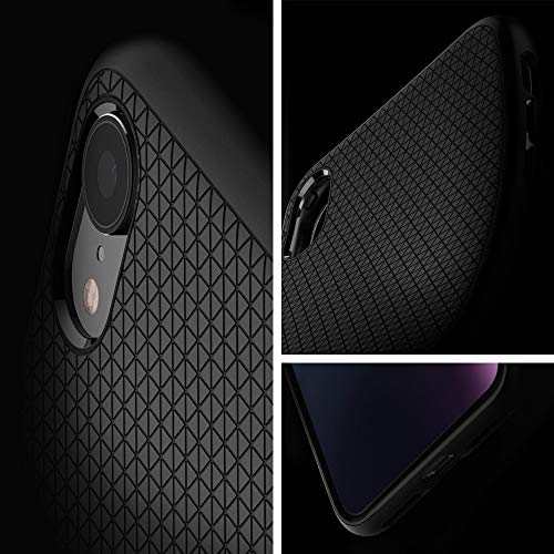 Foto 4 pulgar | Venta Internacional - Funda Spigen Liquid Air Armor Diseñado para iPhone XR 2018 Negro Mate