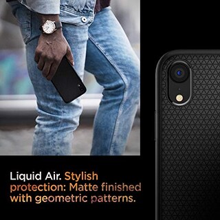 Foto 4 | Venta Internacional - Funda Spigen Liquid Air Armor Diseñado para iPhone XR 2018 Negro Mate