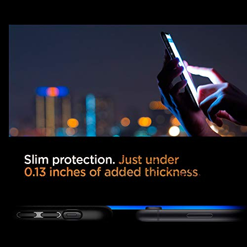 Foto 6 pulgar | Venta Internacional - Funda Spigen Liquid Air Armor Diseñado para iPhone XR 2018 Negro Mate