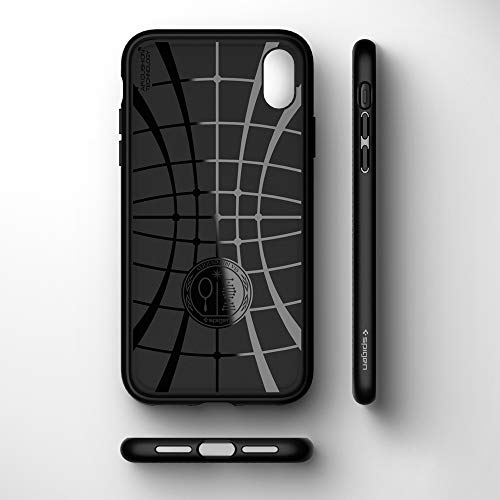 Foto 9 pulgar | Venta Internacional - Funda Spigen Liquid Air Armor Diseñado para iPhone XR 2018 Negro Mate