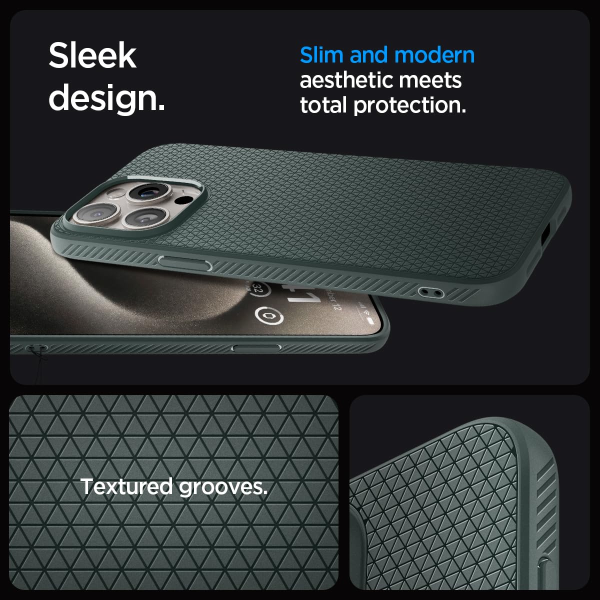 Foto 4 pulgar | Venta Internacional - Funda Spigen Liquid Air Armor Diseñada para iPhone 15 Pro