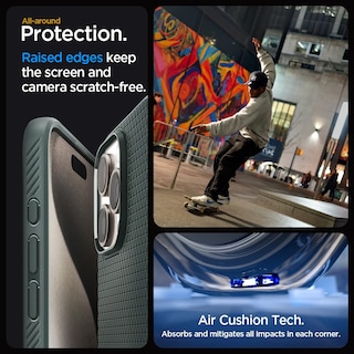 Foto 5 | Venta Internacional - Funda Spigen Liquid Air Armor Diseñada para iPhone 15 Pro
